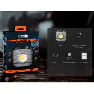 Camping Lantern Fenix CL28R by Fenix — rechargeable LED camping lamp