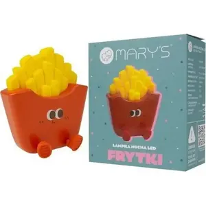 Night Lamp Plexido LED 'Frytki' — decorative LED nightlight shaped like fries, low-power bedside lighting
