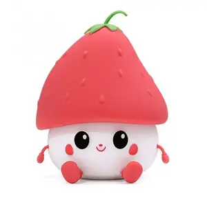 Naktsgaisma Plexido MARY'S 66.001.23 pašstāvīga — silti balta 3000K, USB uzlādējama, 10 h, 95×91×118 mm, sarkani/balta