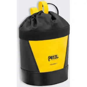 Tool bag Petzl Toolbag 3 — Petzl S047BA01, compact tool pouch for harness, black/yellow