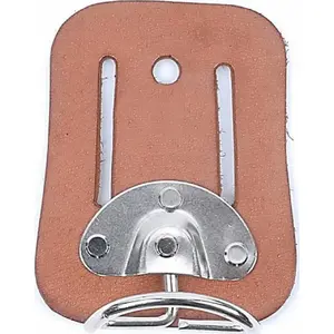 Hammer holder BOXER leather model 32035 for belt — tool storage pouch