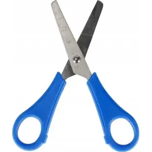 Scissors STARPAK model STK NOZ43 left-handed with measurement markings