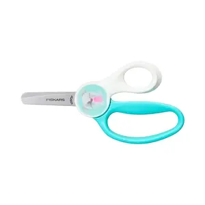 Scissors Fiskars Art & Craft 1064076 — straight cut, stainless steel blades 13 cm, turquoise/white