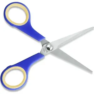 Scissors Kulig universal blue 14 cm, model 4006, compact household and office cutting tool