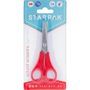 School scissors STARPAK model STK, 13.5 cm blade length, right-handed, blunt-tip