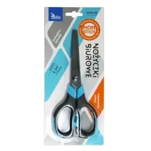 Office scissors Tetis Non-Stick 170 mm GN290-NB — blue, 170mm cutting length