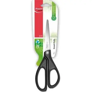 Scissors Maped Essentials 21 cm Green — 21 cm blade length, ergonomic handles