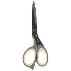 Scissors DEli 175 mm graphite/orange 6027 — 175 mm cutting length, ergonomic handles