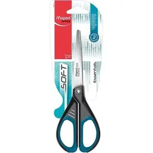 Scissors Maped Essentials Soft 17 cm — Maped 175505, ergonomic soft-grip handles