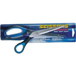 Scissors STARPAK 25.4 cm with rubber handle, model 155248