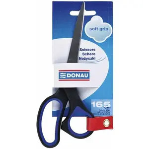 Scissors Donau SOFT GRIP 16.5 cm — Donau model 7922301PL-10