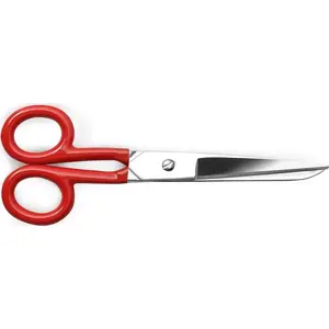 Household scissors Kulig 18 cm, red handle