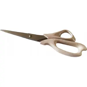 Scissors Ziemia Obiecana 21.5 cm with straw-wrapped handles, model 508761