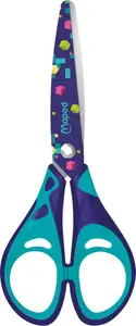 Scissors Maped Pixel Party 464917 — children's universal straight-cut scissors, 13 cm blade, single-piece, multicolour