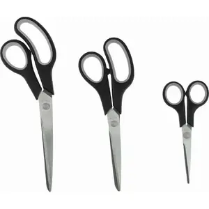 Scissors set Dedra M9210 — 3 pcs: 140 mm, 215 mm, 245 mm