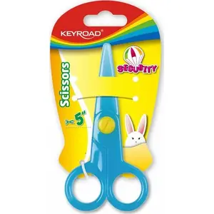 School scissors Keyroad Nożyczki Szkolne 12.5 cm, compact student scissors