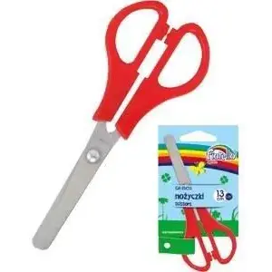 School scissors Fiorello 13 cm model 180652 — stainless steel blades, plastic handles