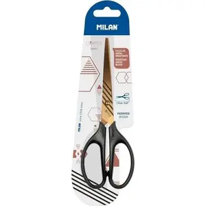 Scissors Milan Copper 17 cm black — Milan model 500045, 17 cm cutting length