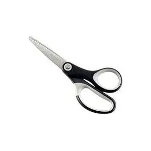 Scissors LEITZ 150 mm, titanium-coated stainless steel, black