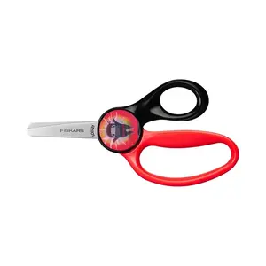 Scissors Fiskars Art & Craft 1064075 — Straight cut, 13 cm stainless steel blades, single, black/red