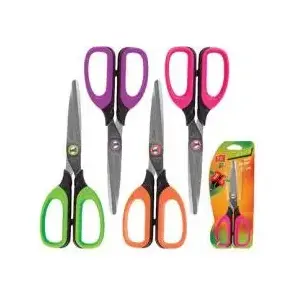 Scissors Easy 15 cm with soft orange handle – model WIKR-990221