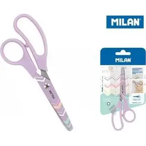 School scissors Milan model 368623, purple, student scissors