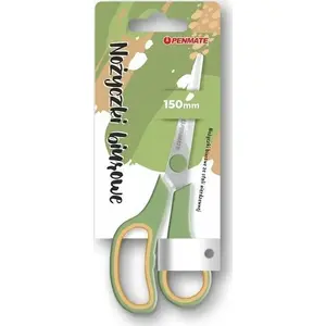 Office scissors Penmate 150 mm — stainless steel blades, plastic handle