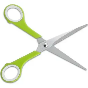 Scissors Kulig 17 cm green — universal household and office cutting tool