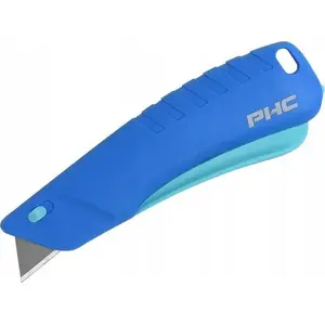 Safety Knife Dedra PHC Rebel Smart with Auto-Retracting Blade, Blue
