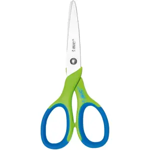 Scissors BIC 926279 stationery/craft scissors — colors Blue, Green, Silver, 1 pc