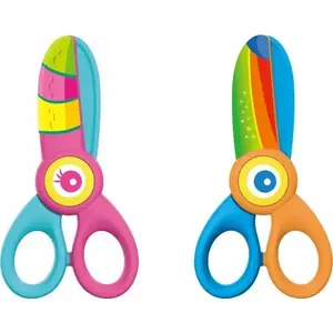 School scissors Keyroad Kiddy-cut 5" (12.7 cm), plastic handles, assorted colors