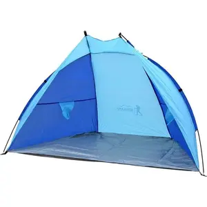 Пляжный тент ROYOKAMP Sun N0950, 200×100×105 см, голубой