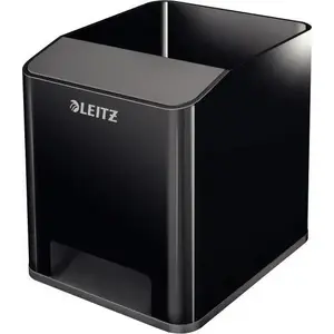 Pen holder LEITZ WOW black with sound amplifier 53630095