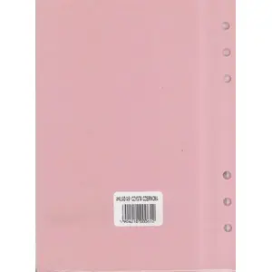 Organizer refill A5 Antra 270050 — plain red insert for A5 organiser
