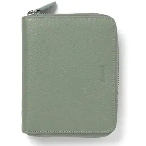 Filofax Pocket/Compact Zip system planner Norfolk — Sage