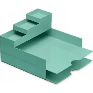 Desk storage set Moxom Modular Desk Set 320×260×60 mm, 5 pieces, turquoise