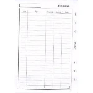 Organizer refill A5 Antra — Finance inserts for A5 planner/organizer