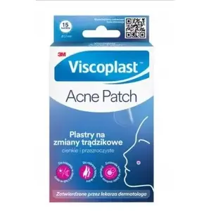 Пластыри для прыщей Viscoplast VISCOPLAST-3M, круглые гидроколлоидные Ø 12 мм, 15 шт.
