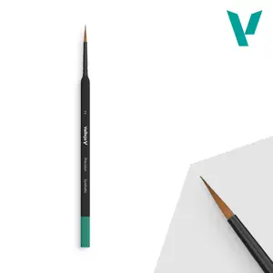 Paint brush VALLEJO B03002 round synthetic bristles, single brush, blister pack