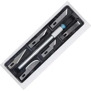 Scalpel Set Apte AG607A — Apte scalpel handle with 6 disposable blades (MPN 2132-uniw)