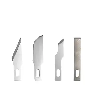 Scraper Blade VALLEJO T06010 Metal, silver, compatible with knife no. 1, pack of 5