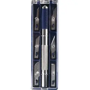 Hobby craft knife Titanum modelarski with 6 replaceable blades