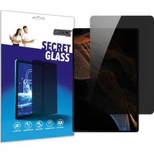 Закалённое приватное стекло GrizzGlass SecretGlass для Samsung Galaxy Tab S8 — защитное пленочное стекло