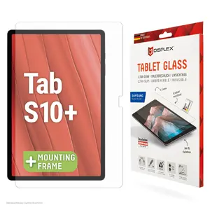 Защитное стекло для планшета Displex для Samsung Galaxy Tab S10+ (твердость 9H, 92% светопропускание, прозрачное, Eco Mounting Frame)