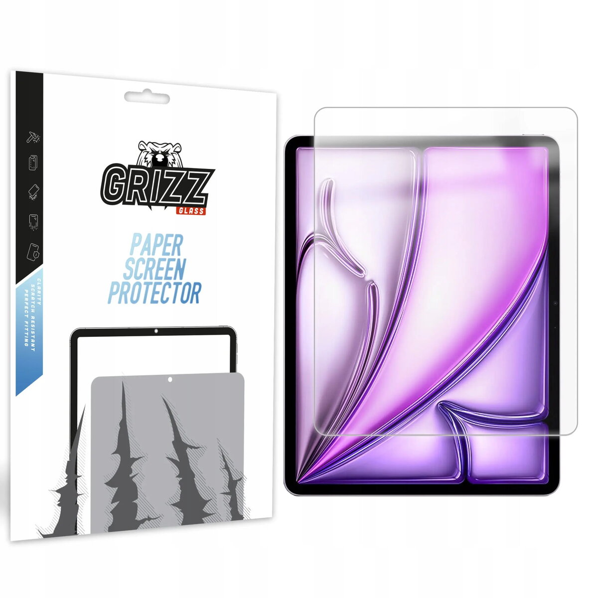 Aizsargplēve GrizzGlass PaperScreen matēta priekš Apple