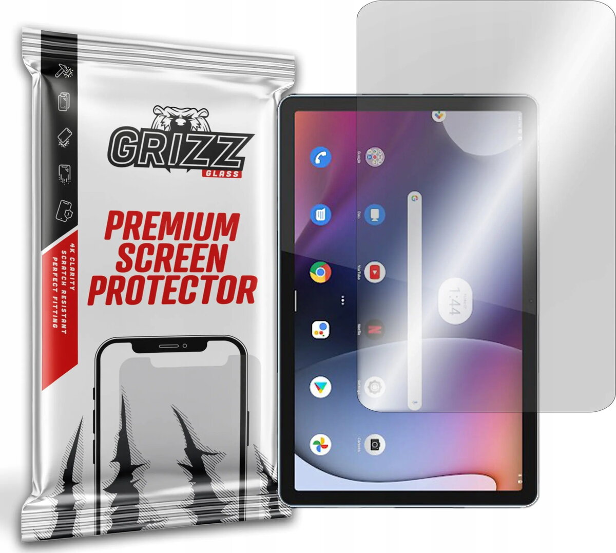 Hibrīda aizsargstikls GrizzGlass priekš Motorola Moto