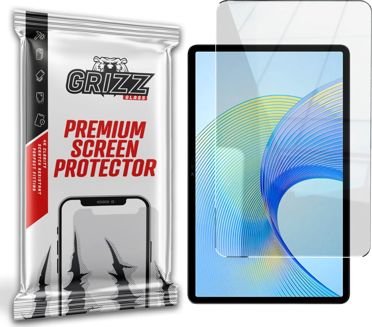 Ekrāna aizsargstikls GrizzGlass HybridGlass priekš Honor