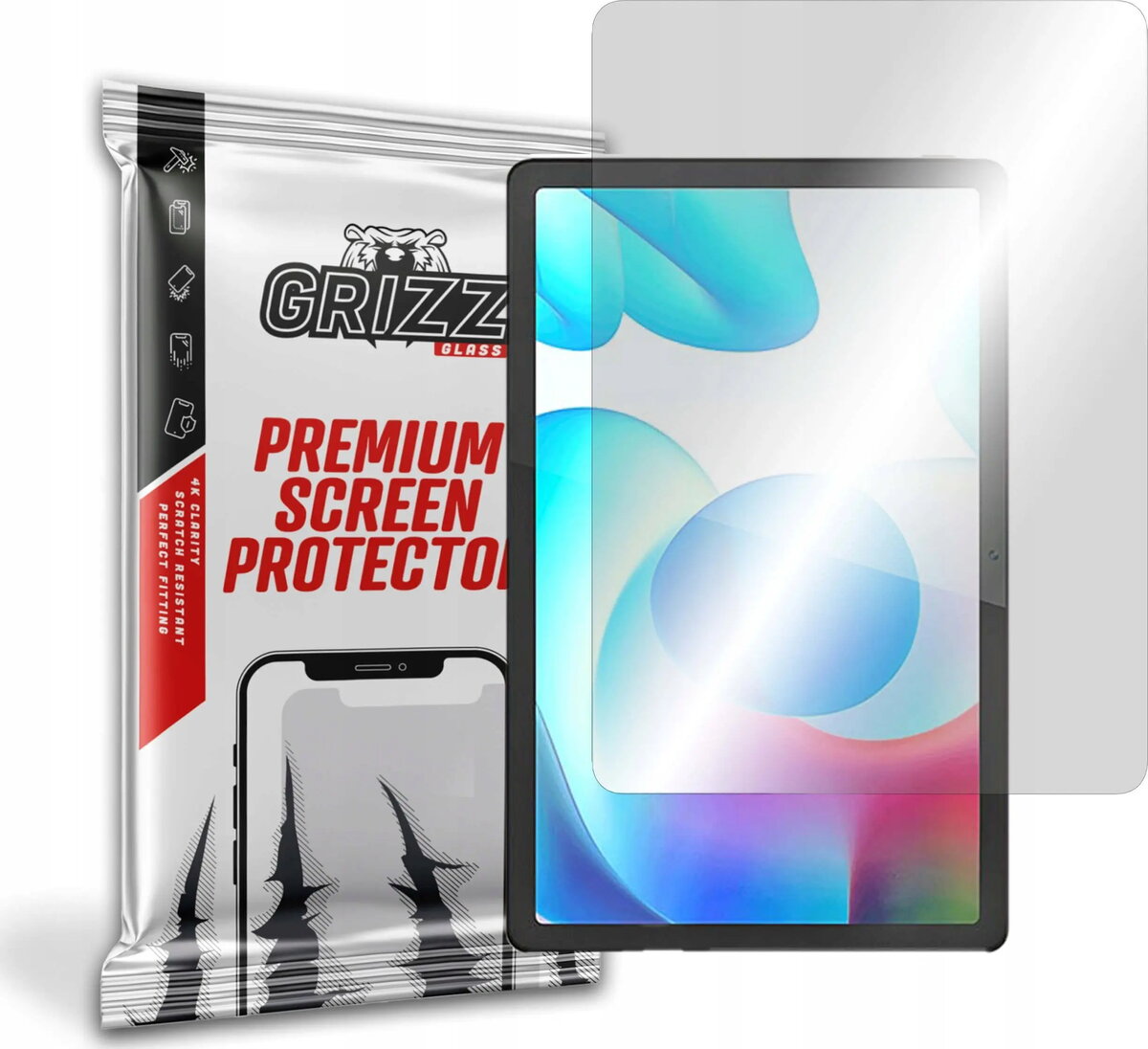 Ekrāna aizsargstikls GrizzGlass priekš Realme Pad