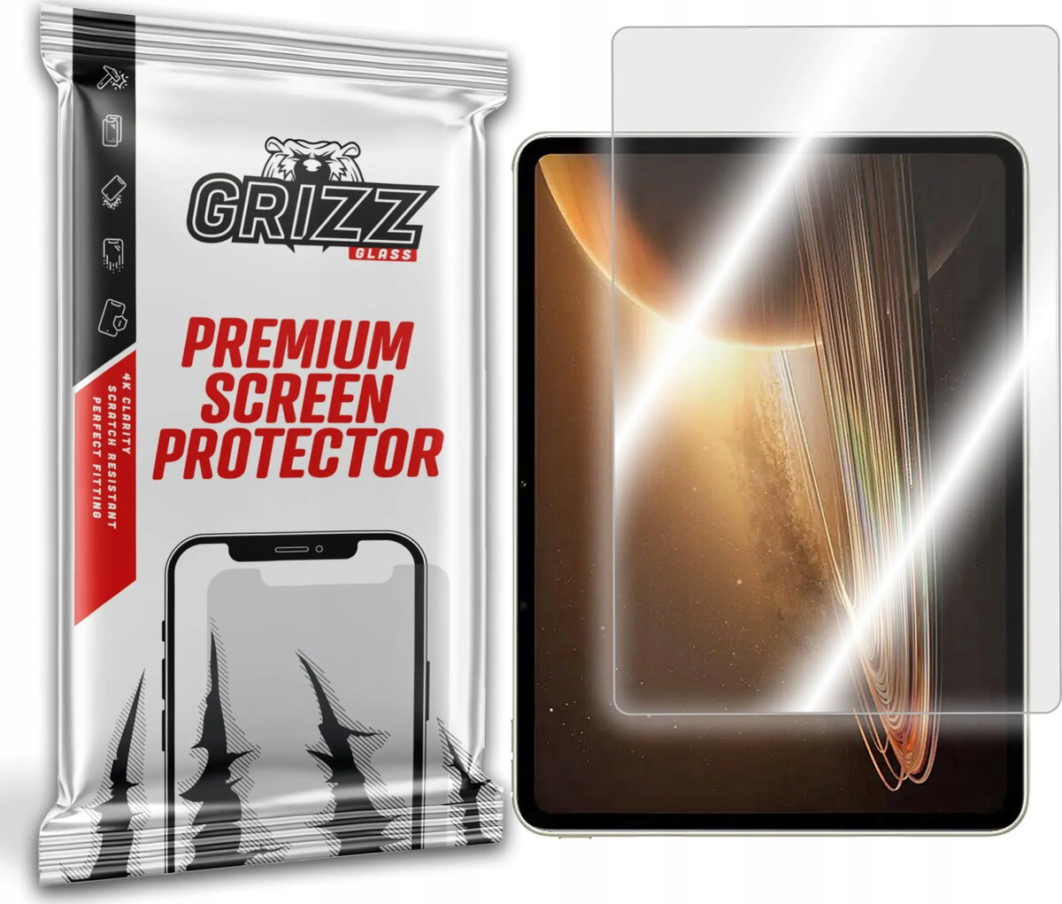 Hibrīda ekrāna aizsargs GrizzGlass HybridGlass priekš