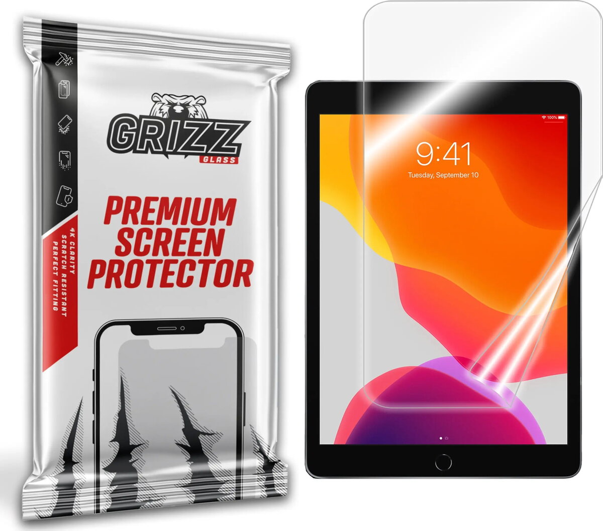 Aizsargplēve GrizzGlass CeramicFilm priekš Apple iPad
